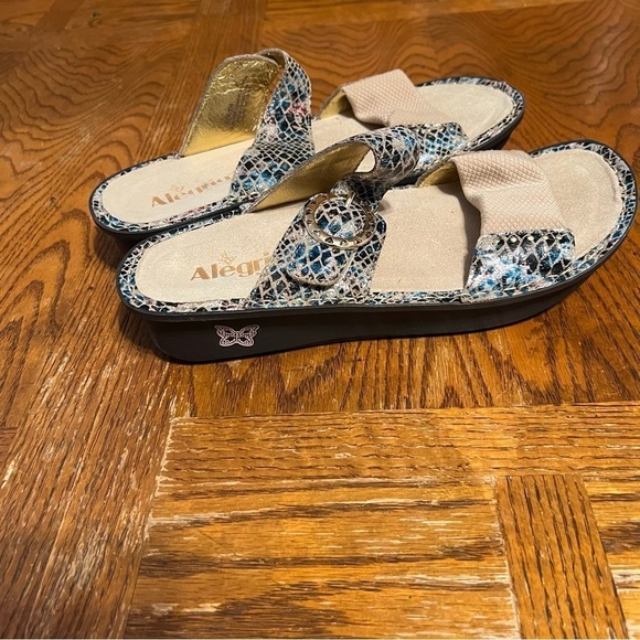 Alegria Keara Fawn Fancy Slide Sandal Sz EU 41 or US 10.5-11 Comfort Shoe - Picture 6 of 12